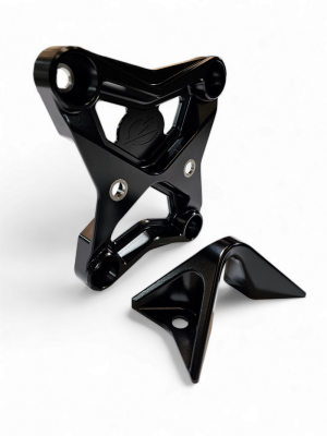 Can-Am Maverick X3 Radius Rod Plate - Elektric Off Road - Anodized - Black - `17-`21
